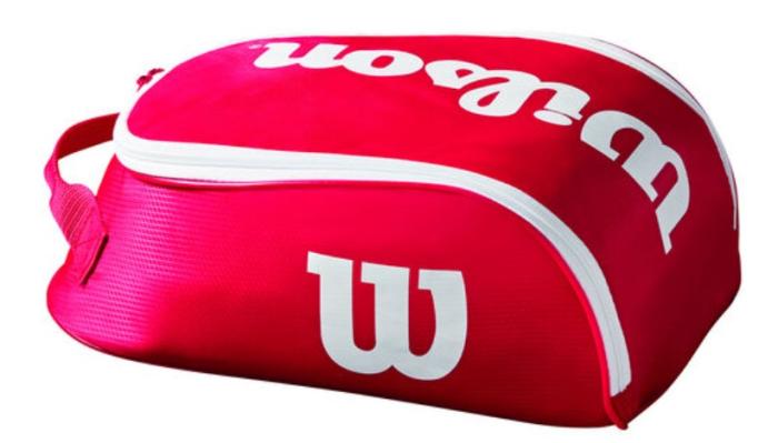 Wilson Tour Shoe Bag Rot/Weiß